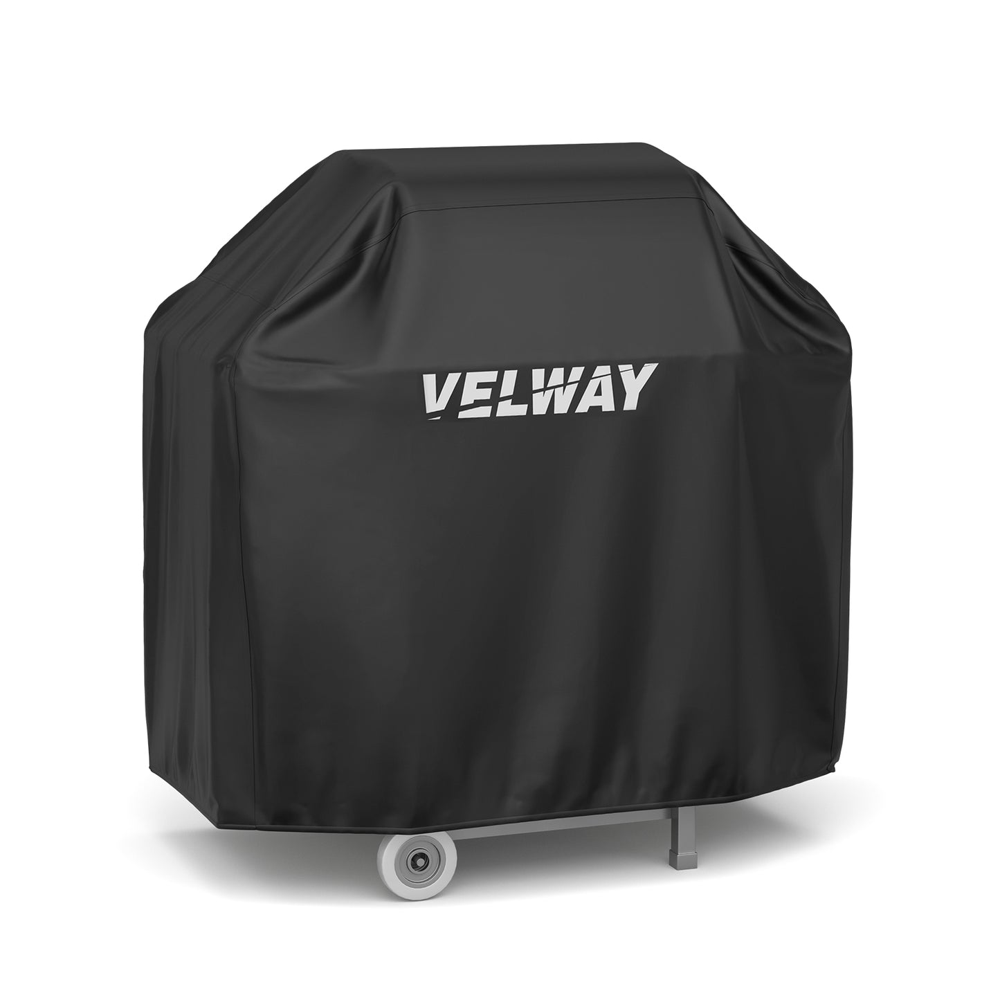 Velway Barbecue Cover Gas Grill Cover Rainproof BBQ Cover Protective Cover Dustproof Grill Tarpaulin Grill Protection (117 x 66 x 117 cm) – Black VL0022