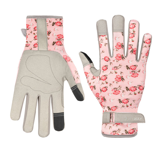 Velway Gardening Gloves for Women - Breathable Flexible Gardening Gloves