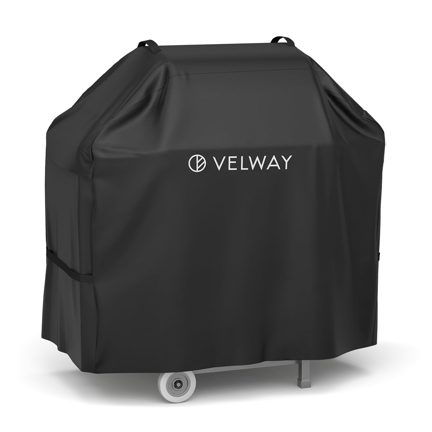 Velway Grill Cover 300D Oxford Gas Grill Cover Waterproof Ventilation Slots and Handles BBQ Cover Dustproof UV-Resistant High Performance Gas Grill Cover 117 x 66 x 117 cm  VL0021