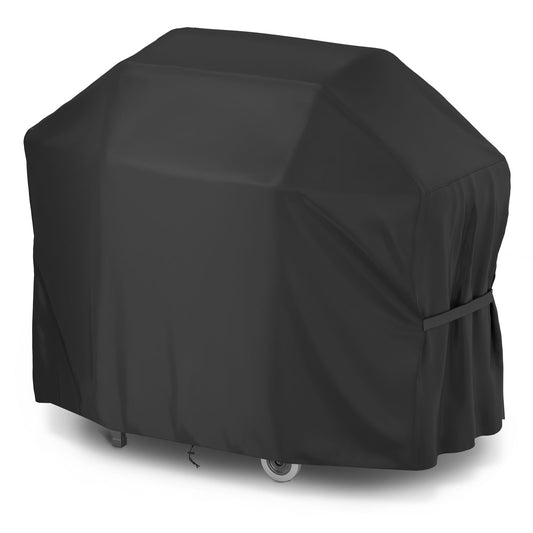 Velway Barbecue Cover 132 x 68 x 109 cm Weatherproof for Gas Grill – Grill Cover Rainproof BBQ Cover Protective Cover Dustproof Grill Tarpaulin Grill Protection – Black