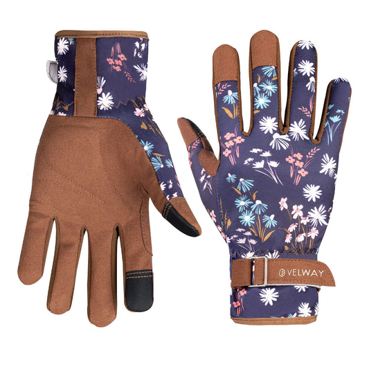 Velway Gardening Gloves for Women - Breathable Flexible Gardening Gloves