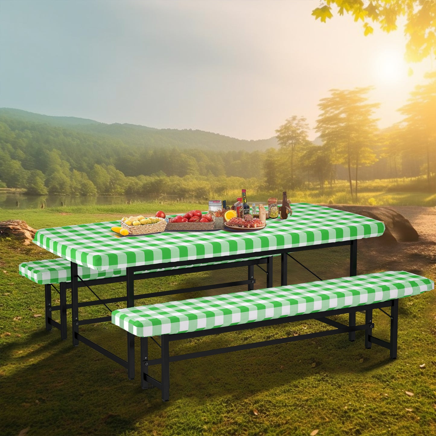 Velway Picnic Table Cover & Bench Covers