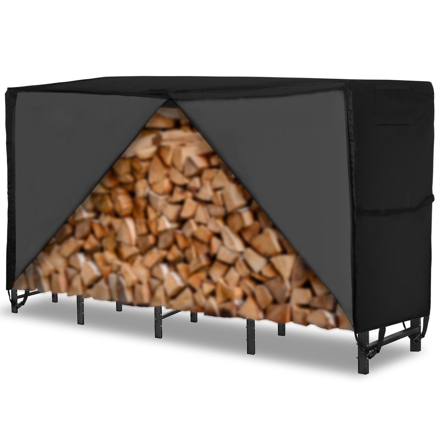 Velway Waterproof Firewood Rack Cover 8 Feet (Log Rack not Included) FT0459